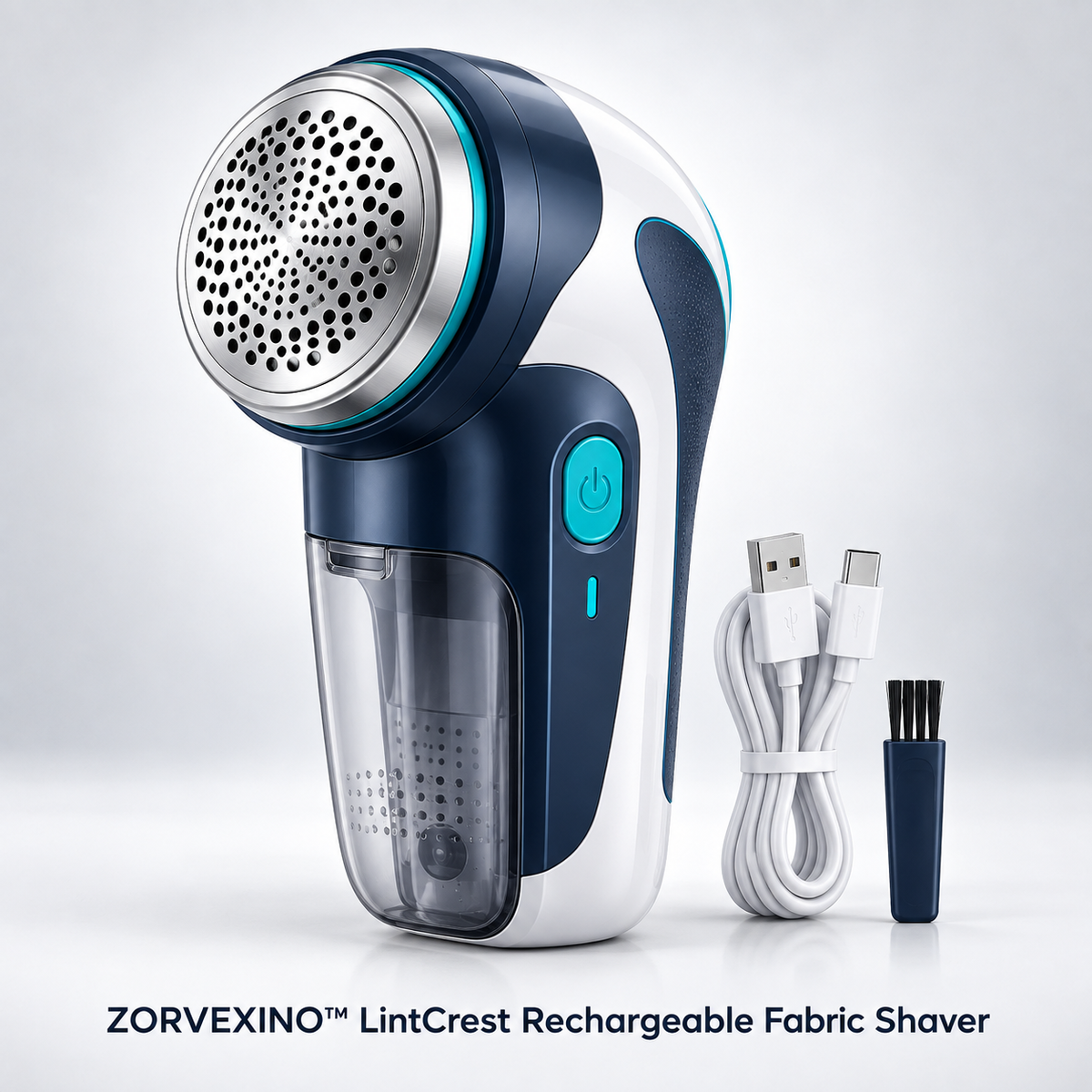 ZORVEXINO™ LintCrest Rechargeable Fabric Shaver
